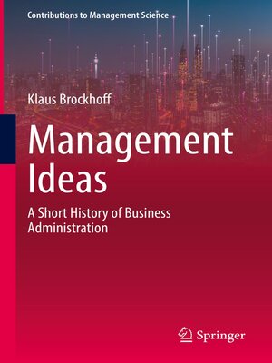 cover image of Management Ideas
